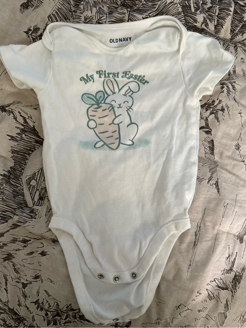 Old Navy Easter Baby Onesie